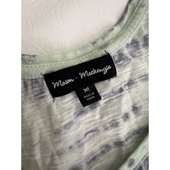 Mason + Mackenzie tie-dye bottom fringes top size Medium Boho‎ Festival - Picture 3 of 6